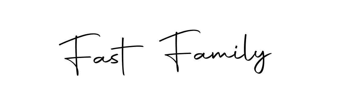 Create a beautiful signature design for name Fast Family. With this signature (Autography-DOLnW) fonts, you can make a handwritten signature for free. Fast Family signature style 10 images and pictures png