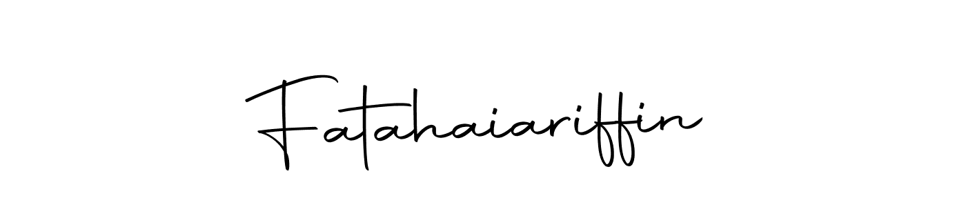 Make a short Fatahaiariffin signature style. Manage your documents anywhere anytime using Autography-DOLnW. Create and add eSignatures, submit forms, share and send files easily. Fatahaiariffin signature style 10 images and pictures png