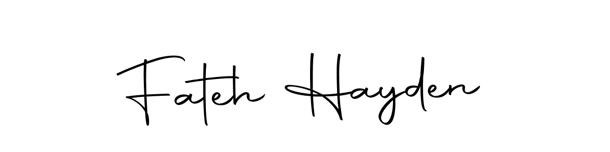 Use a signature maker to create a handwritten signature online. With this signature software, you can design (Autography-DOLnW) your own signature for name Fateh Hayden. Fateh Hayden signature style 10 images and pictures png