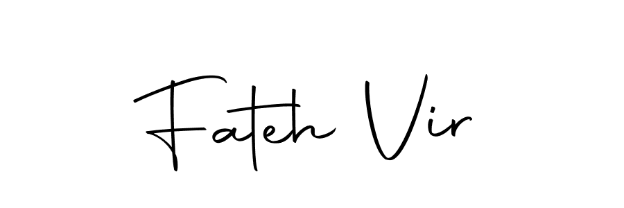 The best way (Autography-DOLnW) to make a short signature is to pick only two or three words in your name. The name Fateh Vir include a total of six letters. For converting this name. Fateh Vir signature style 10 images and pictures png