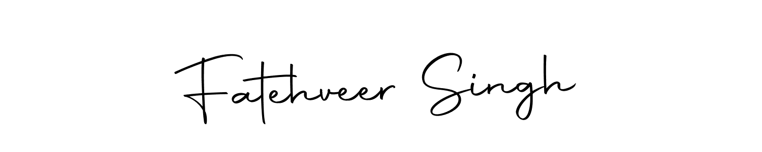 Make a beautiful signature design for name Fatehveer Singh. With this signature (Autography-DOLnW) style, you can create a handwritten signature for free. Fatehveer Singh signature style 10 images and pictures png