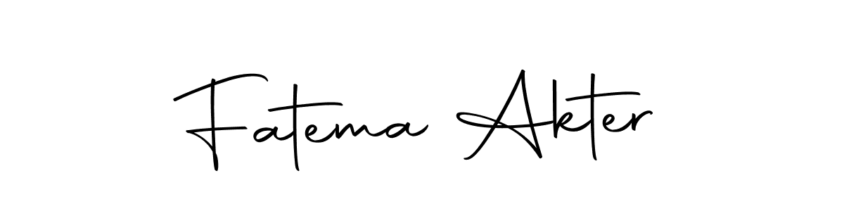 It looks lik you need a new signature style for name Fatema Akter. Design unique handwritten (Autography-DOLnW) signature with our free signature maker in just a few clicks. Fatema Akter signature style 10 images and pictures png