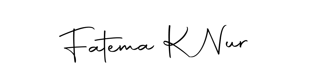 Similarly Autography-DOLnW is the best handwritten signature design. Signature creator online .You can use it as an online autograph creator for name Fatema K Nur. Fatema K Nur signature style 10 images and pictures png