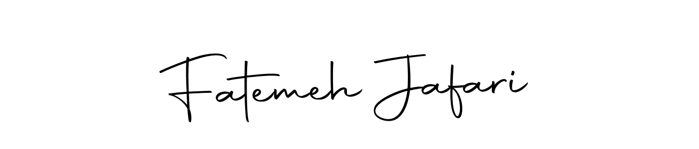 How to make Fatemeh Jafari name signature. Use Autography-DOLnW style for creating short signs online. This is the latest handwritten sign. Fatemeh Jafari signature style 10 images and pictures png