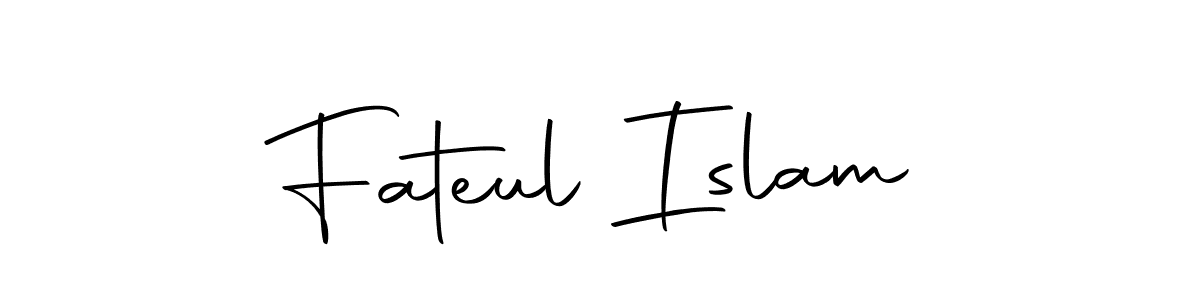 The best way (Autography-DOLnW) to make a short signature is to pick only two or three words in your name. The name Fateul Islam include a total of six letters. For converting this name. Fateul Islam signature style 10 images and pictures png