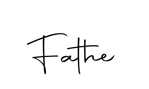 You should practise on your own different ways (Autography-DOLnW) to write your name (Fathe) in signature. don't let someone else do it for you. Fathe signature style 10 images and pictures png