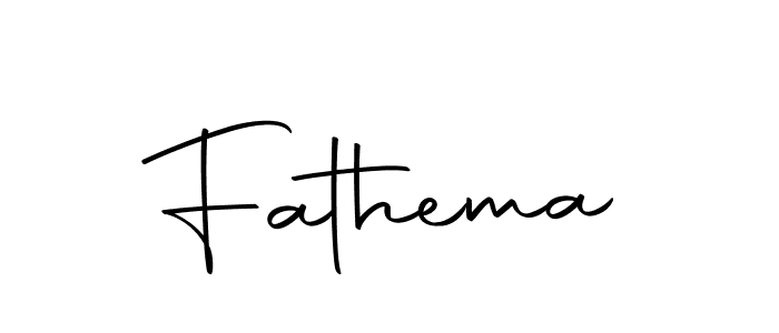 Use a signature maker to create a handwritten signature online. With this signature software, you can design (Autography-DOLnW) your own signature for name Fathema. Fathema signature style 10 images and pictures png