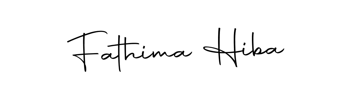 How to make Fathima Hiba name signature. Use Autography-DOLnW style for creating short signs online. This is the latest handwritten sign. Fathima Hiba signature style 10 images and pictures png