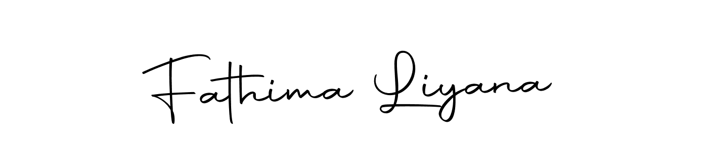 The best way (Autography-DOLnW) to make a short signature is to pick only two or three words in your name. The name Fathima Liyana include a total of six letters. For converting this name. Fathima Liyana signature style 10 images and pictures png