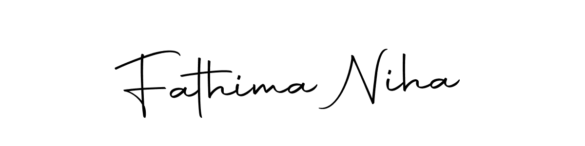 Make a beautiful signature design for name Fathima Niha. Use this online signature maker to create a handwritten signature for free. Fathima Niha signature style 10 images and pictures png