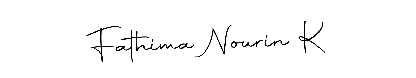 Here are the top 10 professional signature styles for the name Fathima Nourin K. These are the best autograph styles you can use for your name. Fathima Nourin K signature style 10 images and pictures png