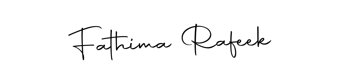 Design your own signature with our free online signature maker. With this signature software, you can create a handwritten (Autography-DOLnW) signature for name Fathima Rafeek. Fathima Rafeek signature style 10 images and pictures png