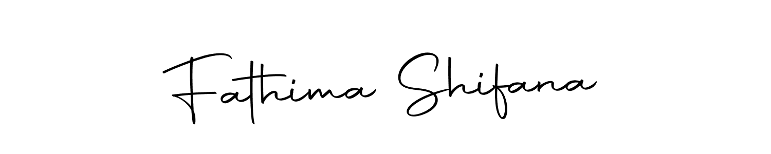 Also we have Fathima Shifana name is the best signature style. Create professional handwritten signature collection using Autography-DOLnW autograph style. Fathima Shifana signature style 10 images and pictures png