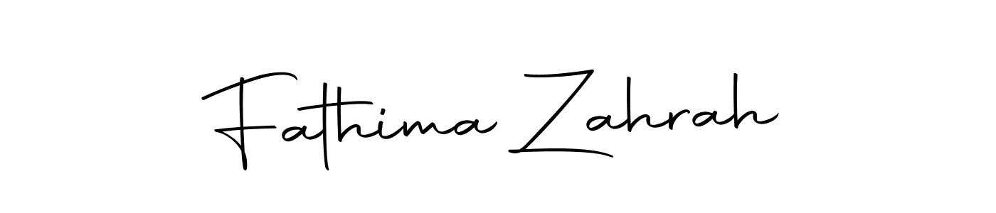 How to make Fathima Zahrah signature? Autography-DOLnW is a professional autograph style. Create handwritten signature for Fathima Zahrah name. Fathima Zahrah signature style 10 images and pictures png