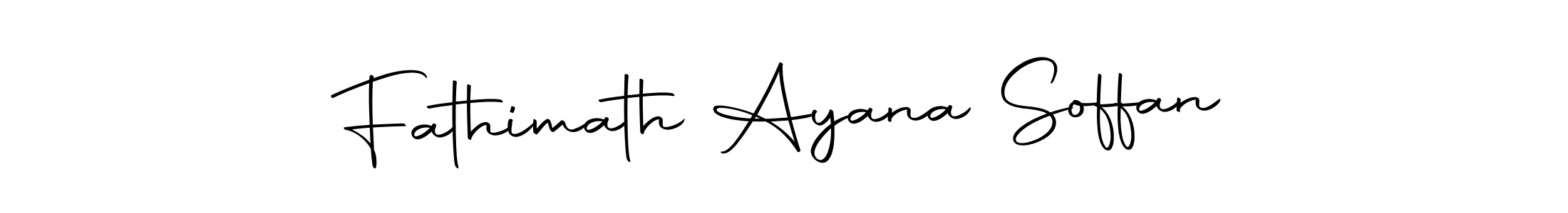 Design your own signature with our free online signature maker. With this signature software, you can create a handwritten (Autography-DOLnW) signature for name Fathimath Ayana Soffan. Fathimath Ayana Soffan signature style 10 images and pictures png