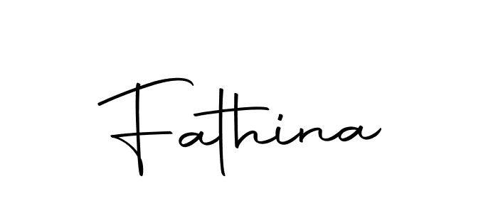 if you are searching for the best signature style for your name Fathina. so please give up your signature search. here we have designed multiple signature styles  using Autography-DOLnW. Fathina signature style 10 images and pictures png