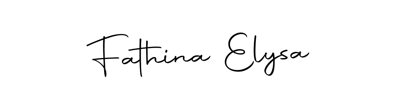 How to make Fathina Elysa signature? Autography-DOLnW is a professional autograph style. Create handwritten signature for Fathina Elysa name. Fathina Elysa signature style 10 images and pictures png