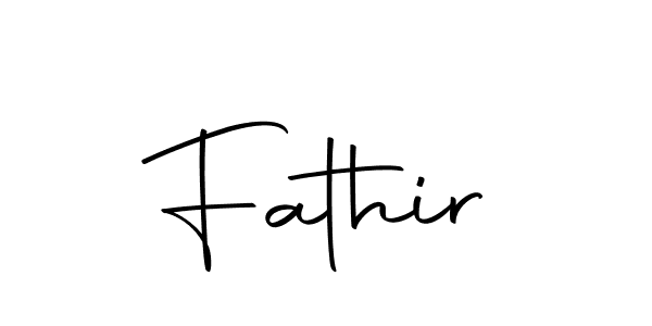 Autography-DOLnW is a professional signature style that is perfect for those who want to add a touch of class to their signature. It is also a great choice for those who want to make their signature more unique. Get Fathir name to fancy signature for free. Fathir signature style 10 images and pictures png