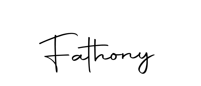 You should practise on your own different ways (Autography-DOLnW) to write your name (Fathony) in signature. don't let someone else do it for you. Fathony signature style 10 images and pictures png