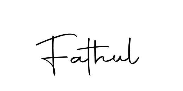 You can use this online signature creator to create a handwritten signature for the name Fathul. This is the best online autograph maker. Fathul signature style 10 images and pictures png