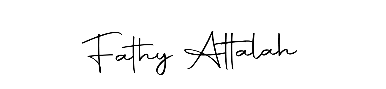 Design your own signature with our free online signature maker. With this signature software, you can create a handwritten (Autography-DOLnW) signature for name Fathy Attalah. Fathy Attalah signature style 10 images and pictures png