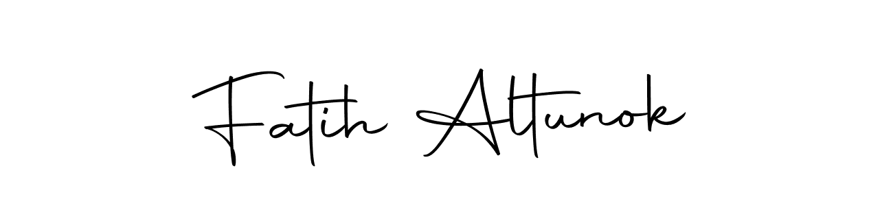 Use a signature maker to create a handwritten signature online. With this signature software, you can design (Autography-DOLnW) your own signature for name Fatih Altunok. Fatih Altunok signature style 10 images and pictures png