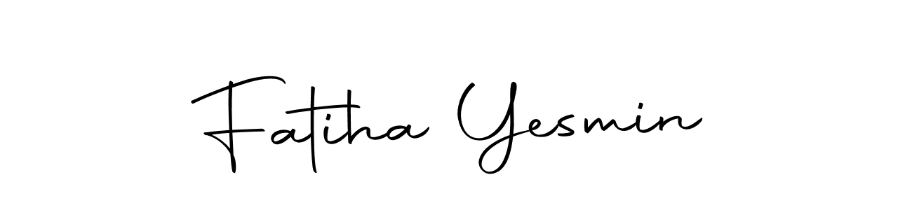 You can use this online signature creator to create a handwritten signature for the name Fatiha Yesmin. This is the best online autograph maker. Fatiha Yesmin signature style 10 images and pictures png