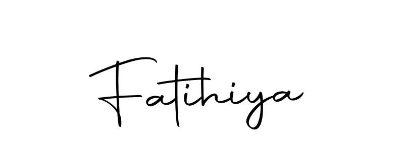 Make a beautiful signature design for name Fatihiya. Use this online signature maker to create a handwritten signature for free. Fatihiya signature style 10 images and pictures png