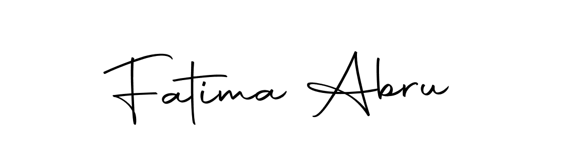 Make a beautiful signature design for name Fatima Abru. Use this online signature maker to create a handwritten signature for free. Fatima Abru signature style 10 images and pictures png