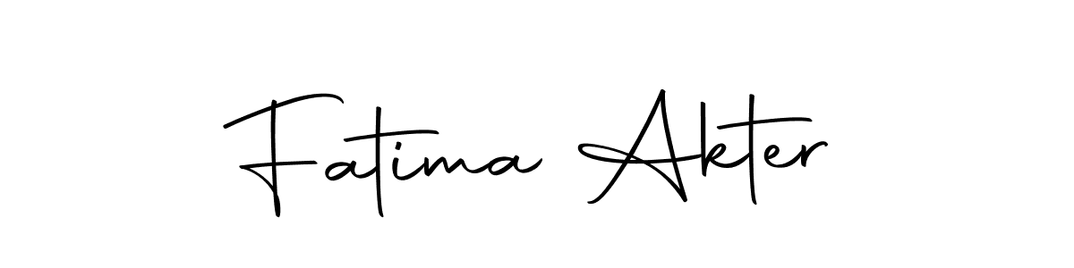 How to make Fatima Akter name signature. Use Autography-DOLnW style for creating short signs online. This is the latest handwritten sign. Fatima Akter signature style 10 images and pictures png