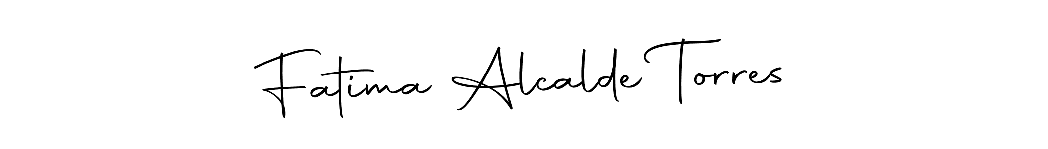 Fatima Alcalde Torres stylish signature style. Best Handwritten Sign (Autography-DOLnW) for my name. Handwritten Signature Collection Ideas for my name Fatima Alcalde Torres. Fatima Alcalde Torres signature style 10 images and pictures png