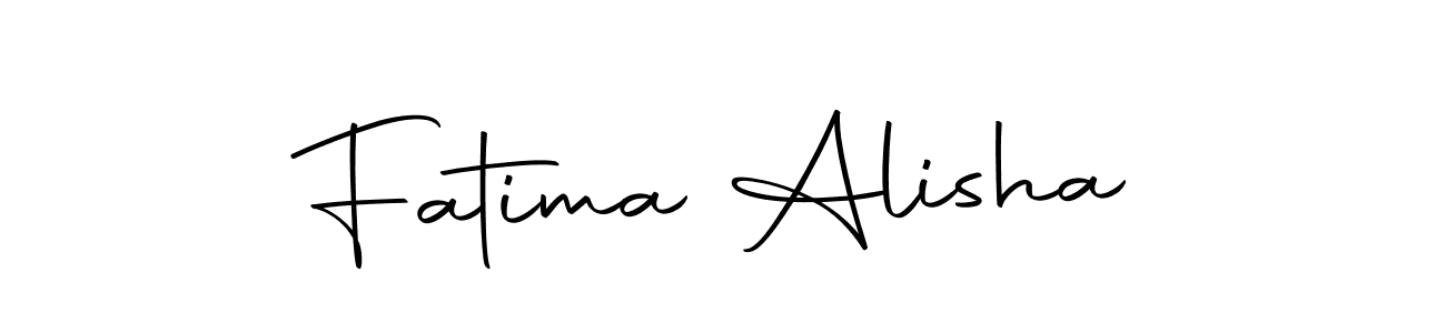 Design your own signature with our free online signature maker. With this signature software, you can create a handwritten (Autography-DOLnW) signature for name Fatima Alisha. Fatima Alisha signature style 10 images and pictures png