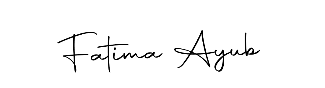 Make a beautiful signature design for name Fatima Ayub. Use this online signature maker to create a handwritten signature for free. Fatima Ayub signature style 10 images and pictures png