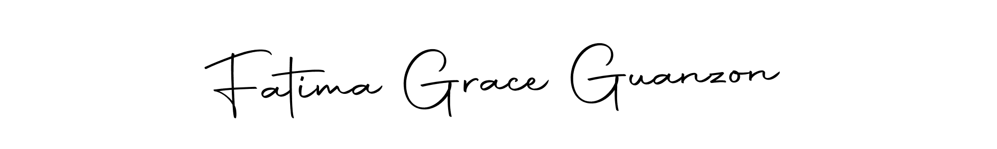 Design your own signature with our free online signature maker. With this signature software, you can create a handwritten (Autography-DOLnW) signature for name Fatima Grace Guanzon. Fatima Grace Guanzon signature style 10 images and pictures png
