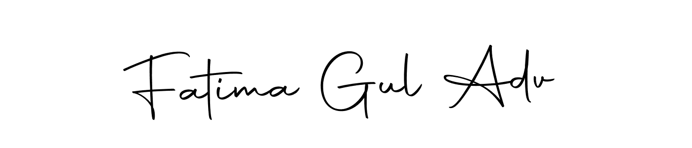 Make a beautiful signature design for name Fatima Gul Adv. Use this online signature maker to create a handwritten signature for free. Fatima Gul Adv signature style 10 images and pictures png