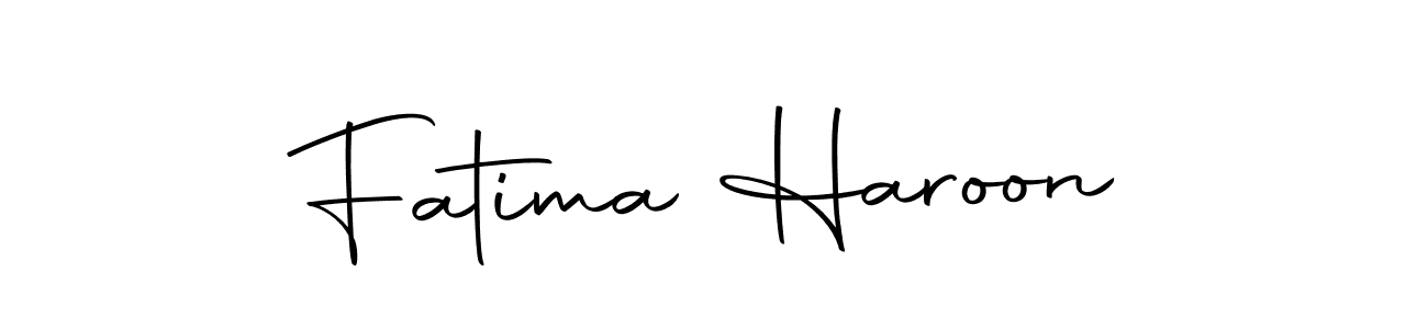 Autography-DOLnW is a professional signature style that is perfect for those who want to add a touch of class to their signature. It is also a great choice for those who want to make their signature more unique. Get Fatima Haroon name to fancy signature for free. Fatima Haroon signature style 10 images and pictures png