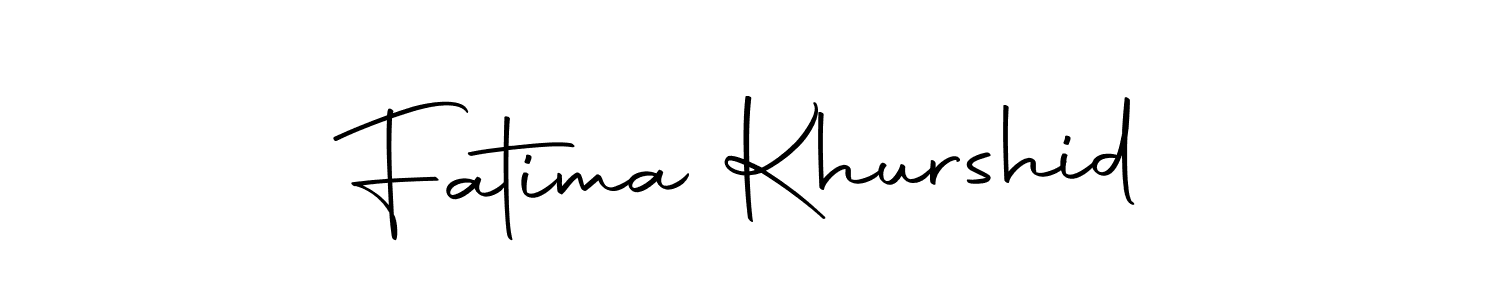 The best way (Autography-DOLnW) to make a short signature is to pick only two or three words in your name. The name Fatima Khurshid include a total of six letters. For converting this name. Fatima Khurshid signature style 10 images and pictures png