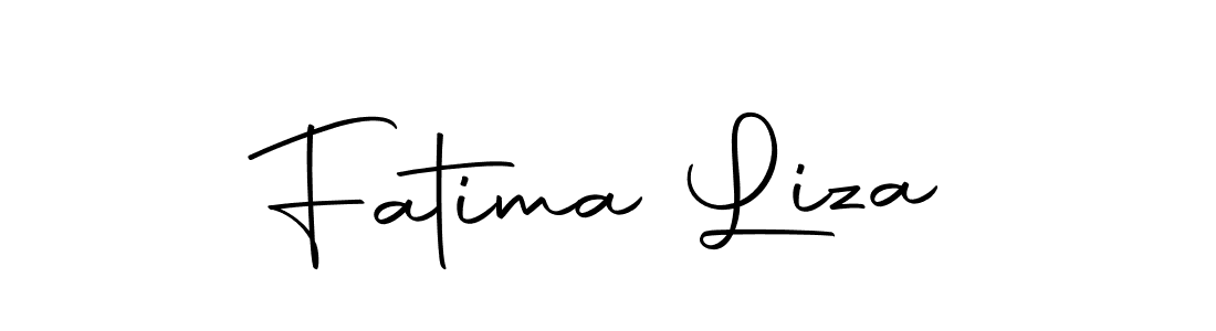 Fatima Liza stylish signature style. Best Handwritten Sign (Autography-DOLnW) for my name. Handwritten Signature Collection Ideas for my name Fatima Liza. Fatima Liza signature style 10 images and pictures png