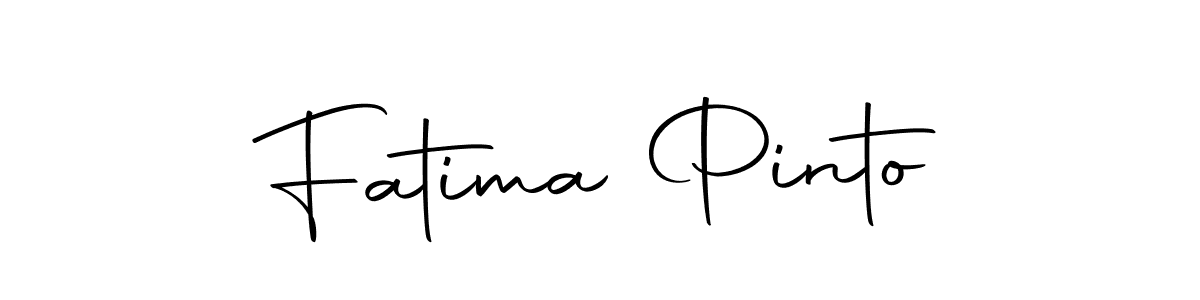 How to make Fatima Pinto name signature. Use Autography-DOLnW style for creating short signs online. This is the latest handwritten sign. Fatima Pinto signature style 10 images and pictures png