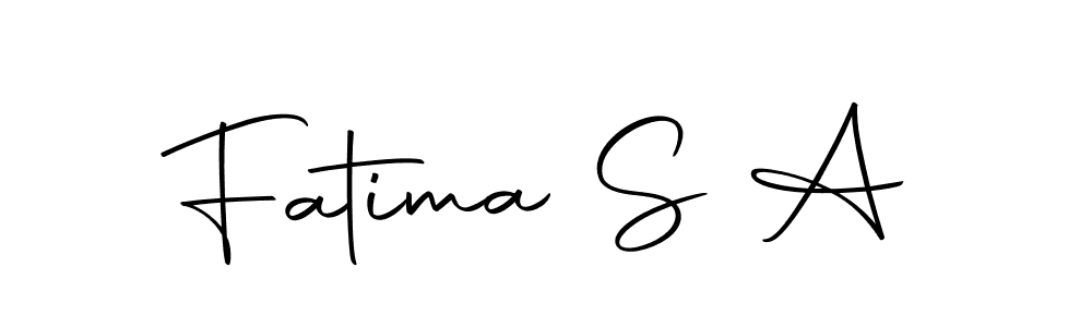 Also You can easily find your signature by using the search form. We will create Fatima S A name handwritten signature images for you free of cost using Autography-DOLnW sign style. Fatima S A signature style 10 images and pictures png