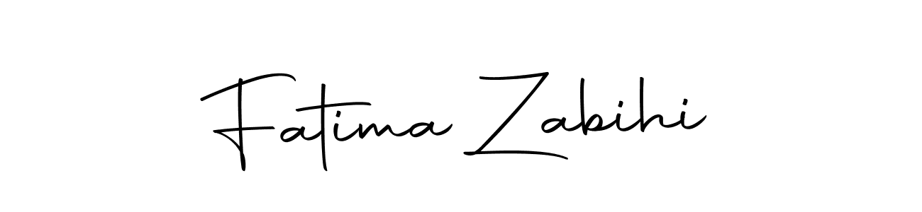 Also we have Fatima Zabihi name is the best signature style. Create professional handwritten signature collection using Autography-DOLnW autograph style. Fatima Zabihi signature style 10 images and pictures png