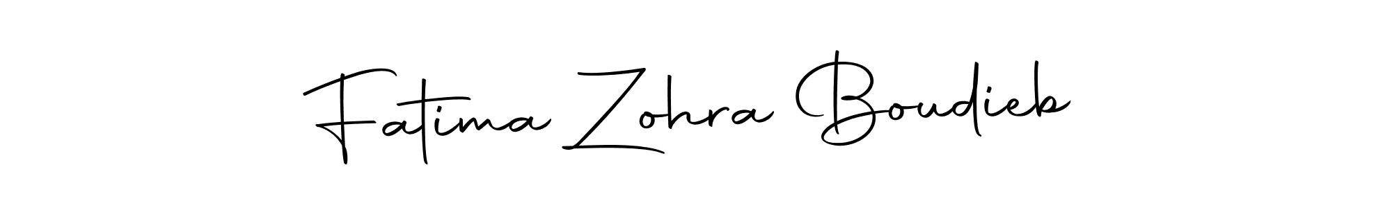 You can use this online signature creator to create a handwritten signature for the name Fatima Zohra Boudieb. This is the best online autograph maker. Fatima Zohra Boudieb signature style 10 images and pictures png