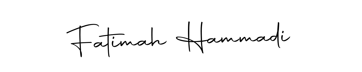 Design your own signature with our free online signature maker. With this signature software, you can create a handwritten (Autography-DOLnW) signature for name Fatimah Hammadi. Fatimah Hammadi signature style 10 images and pictures png