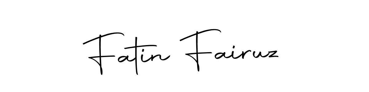 Make a beautiful signature design for name Fatin Fairuz. With this signature (Autography-DOLnW) style, you can create a handwritten signature for free. Fatin Fairuz signature style 10 images and pictures png