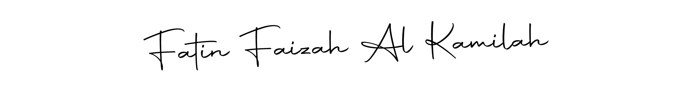 Design your own signature with our free online signature maker. With this signature software, you can create a handwritten (Autography-DOLnW) signature for name Fatin Faizah Al Kamilah. Fatin Faizah Al Kamilah signature style 10 images and pictures png