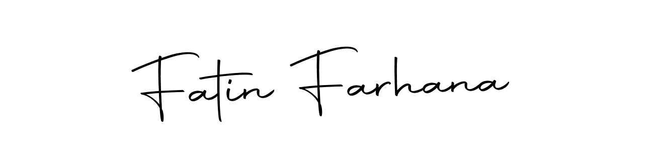 Also we have Fatin Farhana name is the best signature style. Create professional handwritten signature collection using Autography-DOLnW autograph style. Fatin Farhana signature style 10 images and pictures png