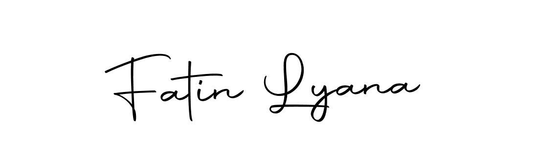 Also You can easily find your signature by using the search form. We will create Fatin Lyana name handwritten signature images for you free of cost using Autography-DOLnW sign style. Fatin Lyana signature style 10 images and pictures png