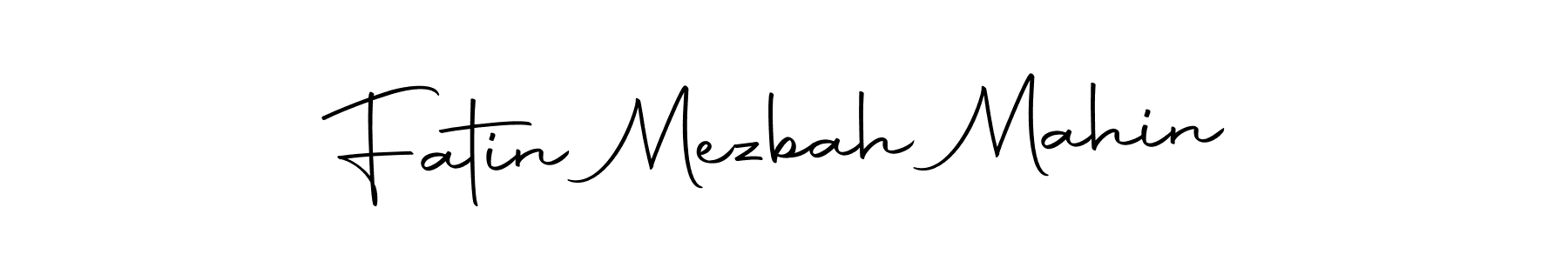 This is the best signature style for the Fatin Mezbah Mahin name. Also you like these signature font (Autography-DOLnW). Mix name signature. Fatin Mezbah Mahin signature style 10 images and pictures png