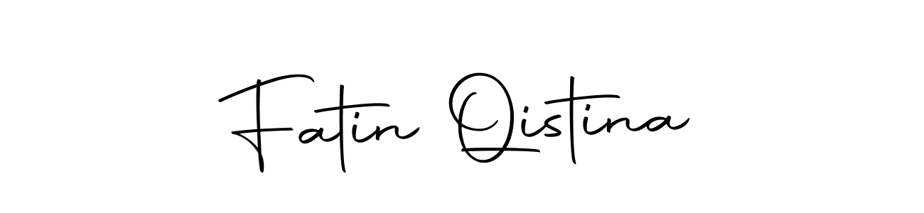 Create a beautiful signature design for name Fatin Qistina. With this signature (Autography-DOLnW) fonts, you can make a handwritten signature for free. Fatin Qistina signature style 10 images and pictures png