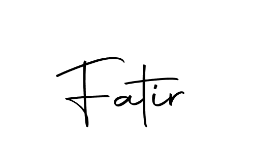 Also we have Fatir name is the best signature style. Create professional handwritten signature collection using Autography-DOLnW autograph style. Fatir signature style 10 images and pictures png